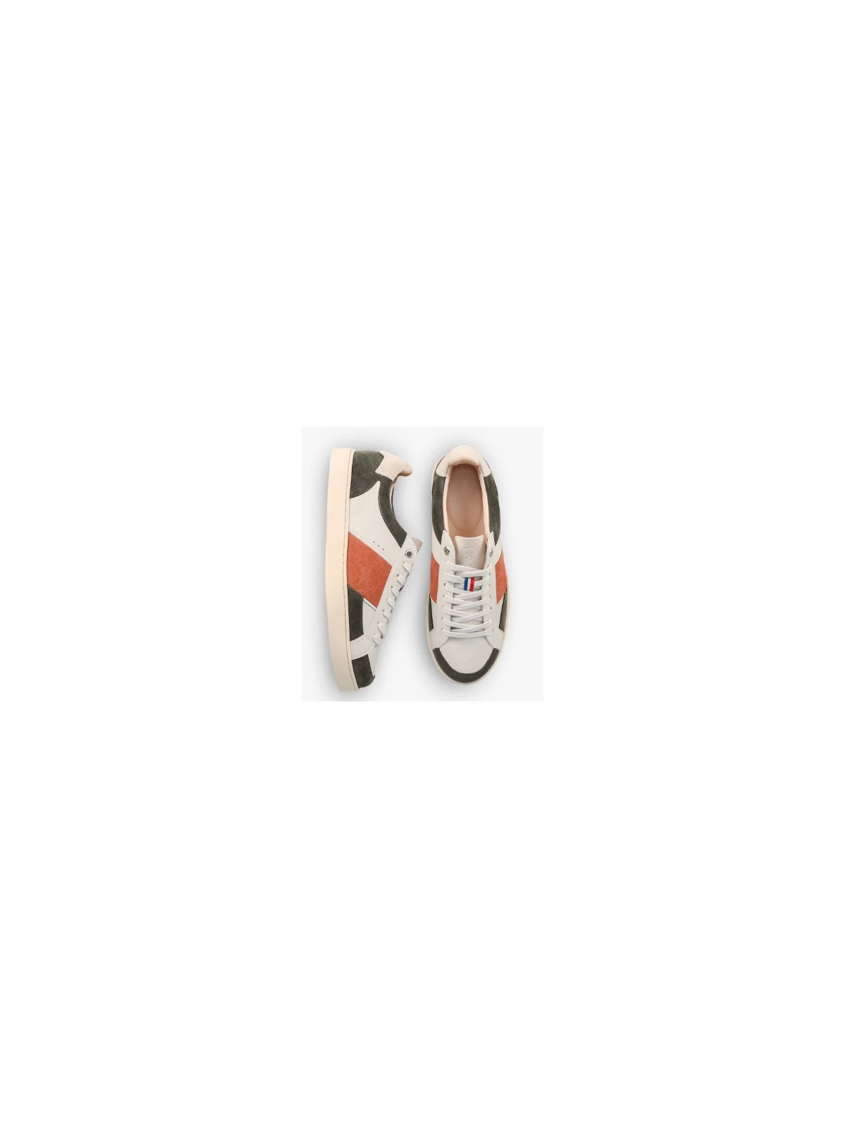 Chaussures Sessile "Hiba" Crème/orange/kaki
