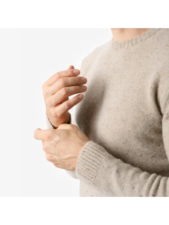 Pull pour Homme en 100% Laine Biologique - Livingcrafts