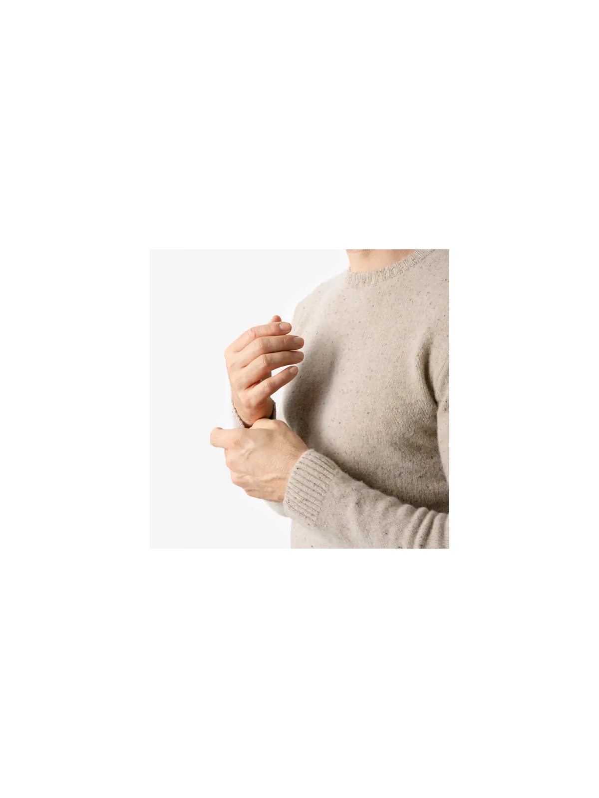 Pull pour Homme en 100% Laine Biologique - Livingcrafts