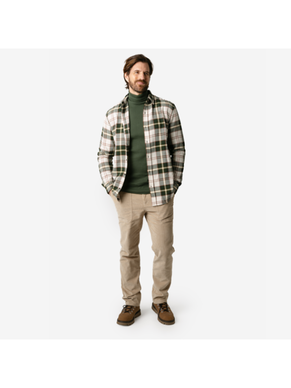 Chemise pour Homme en Flanelle 100% Coton Bio - Livingcrafts