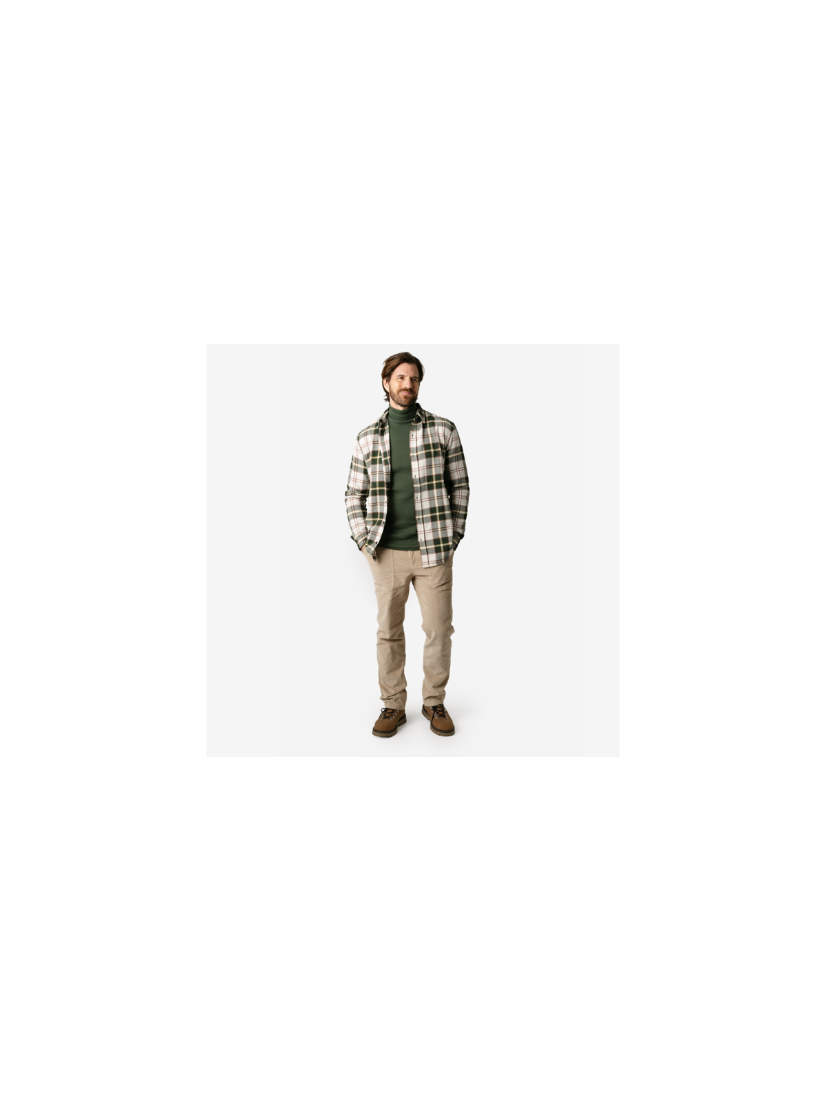 Chemise pour Homme en Flanelle 100% Coton Bio - Livingcrafts