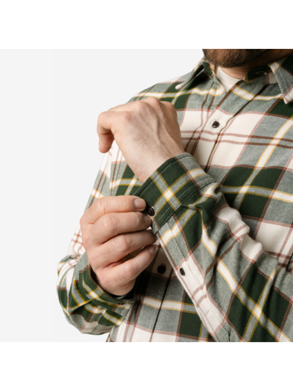 Chemise pour Homme en Flanelle 100% Coton Bio - Livingcrafts