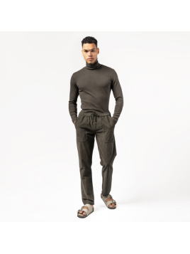 Pantalon Cargo en Velours de Coton Bio pour Homme - Livingcrafts