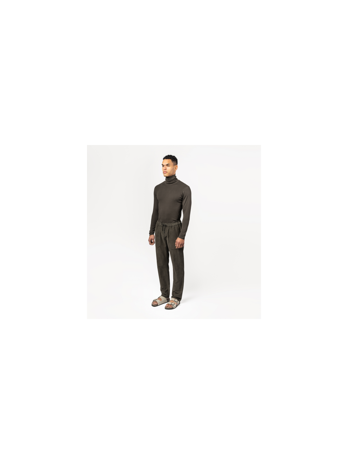 Pantalon Cargo en Velours de Coton Bio pour Homme - Livingcrafts