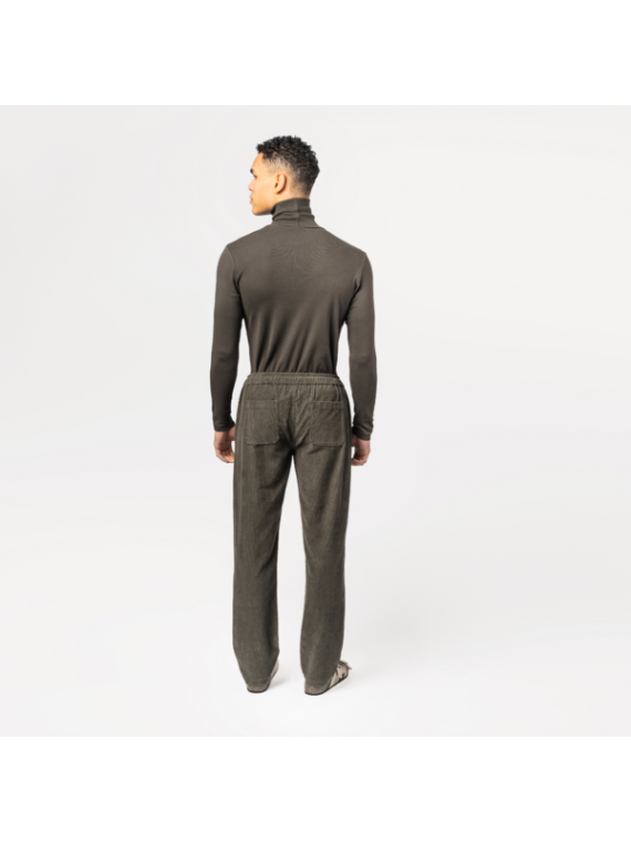 Pantalon Cargo en Velours de Coton Bio pour Homme - Livingcrafts