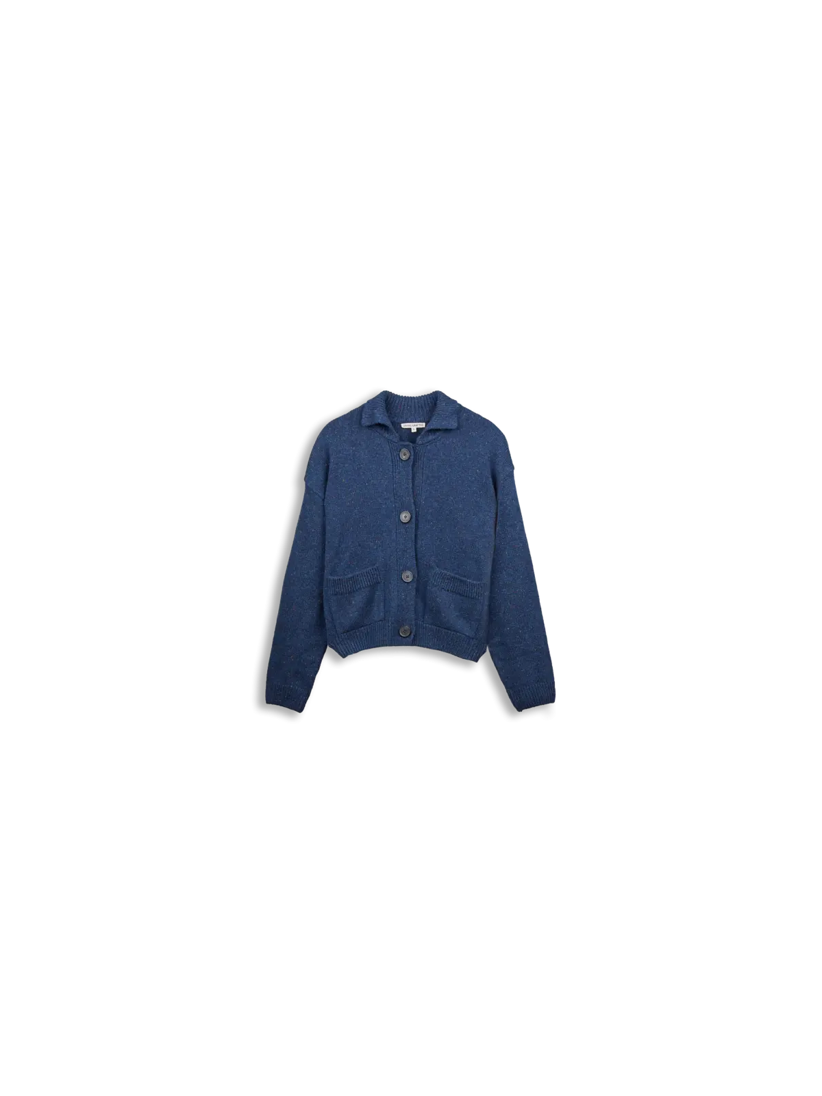 Cardigan pour Femme en 100% Laine Couleur Vert foncé- Livingcrafts
