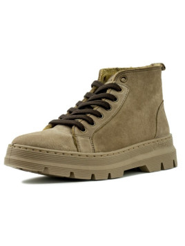Chaussures Montantes Fourrées Laine Couleur Beige - Naturalworld
