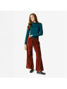 Haut Col Roulé pour Femme en 100% Coton BIO - LIvingcrafts