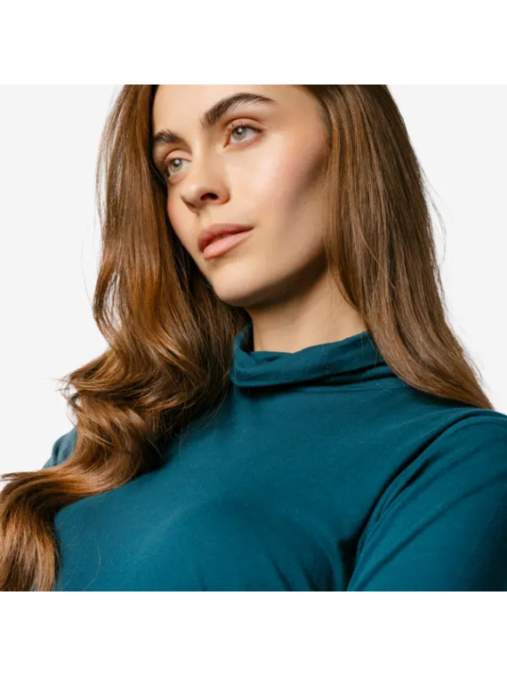Haut Col Roulé pour Femme en 100% Coton BIO - LIvingcrafts