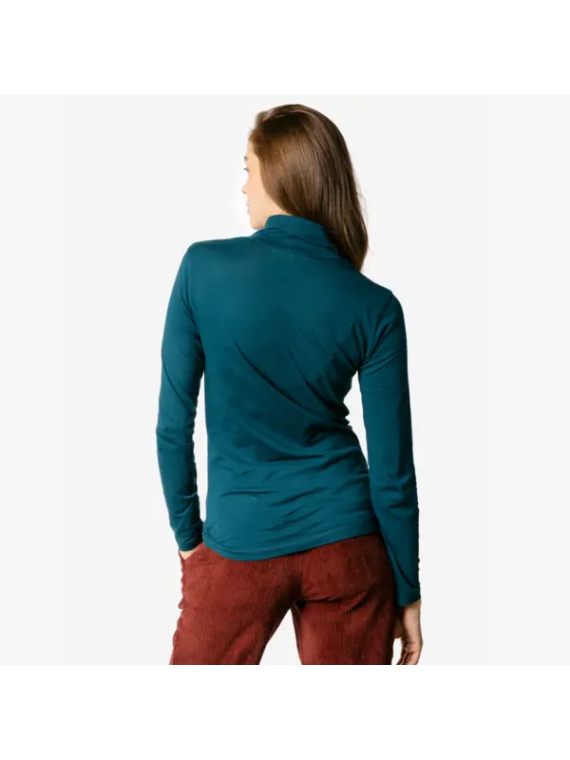 Haut Col Roulé pour Femme en 100% Coton BIO - LIvingcrafts