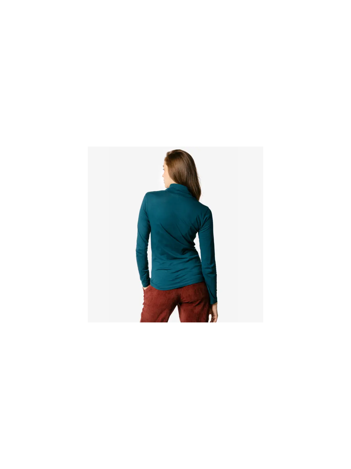 Haut Col Roulé pour Femme en 100% Coton BIO - LIvingcrafts