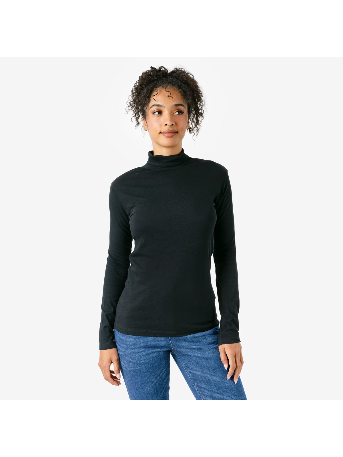 Haut Col Roulé pour Femme en 100% Coton BIO - LIvingcrafts
