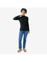 Haut Col Roulé pour Femme en 100% Coton BIO - LIvingcrafts