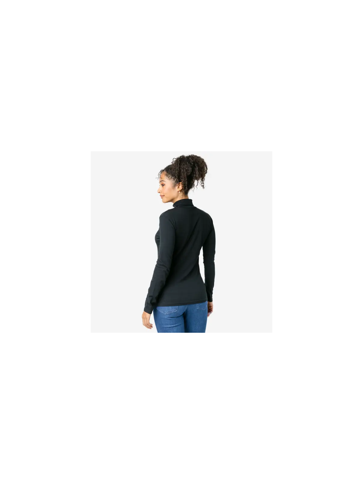 Haut Col Roulé pour Femme en 100% Coton BIO - LIvingcrafts