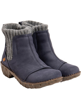 Chaussures Type Sabots pour Femme en Cuir Couleur Ocre - El Naturalista