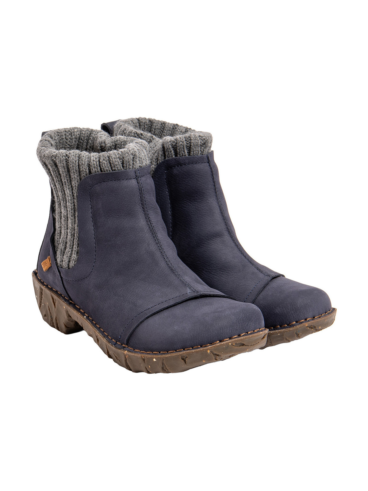Chaussures Type Sabots pour Femme en Cuir Couleur Ocre - El Naturalista