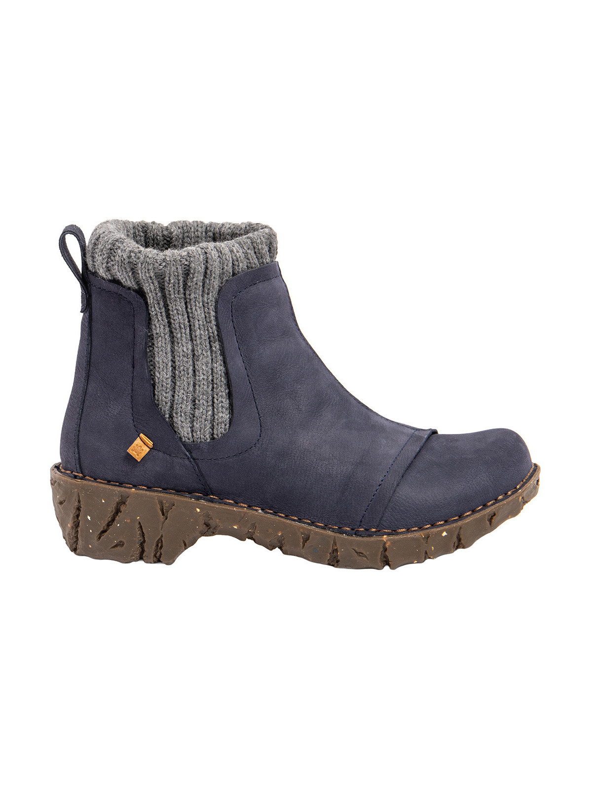 Chaussures Type Sabots pour Femme en Cuir Couleur Ocre - El Naturalista