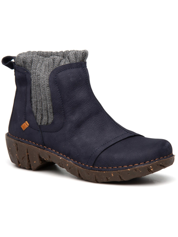 Chaussures Type Sabots pour Femme en Cuir Couleur Ocre - El Naturalista