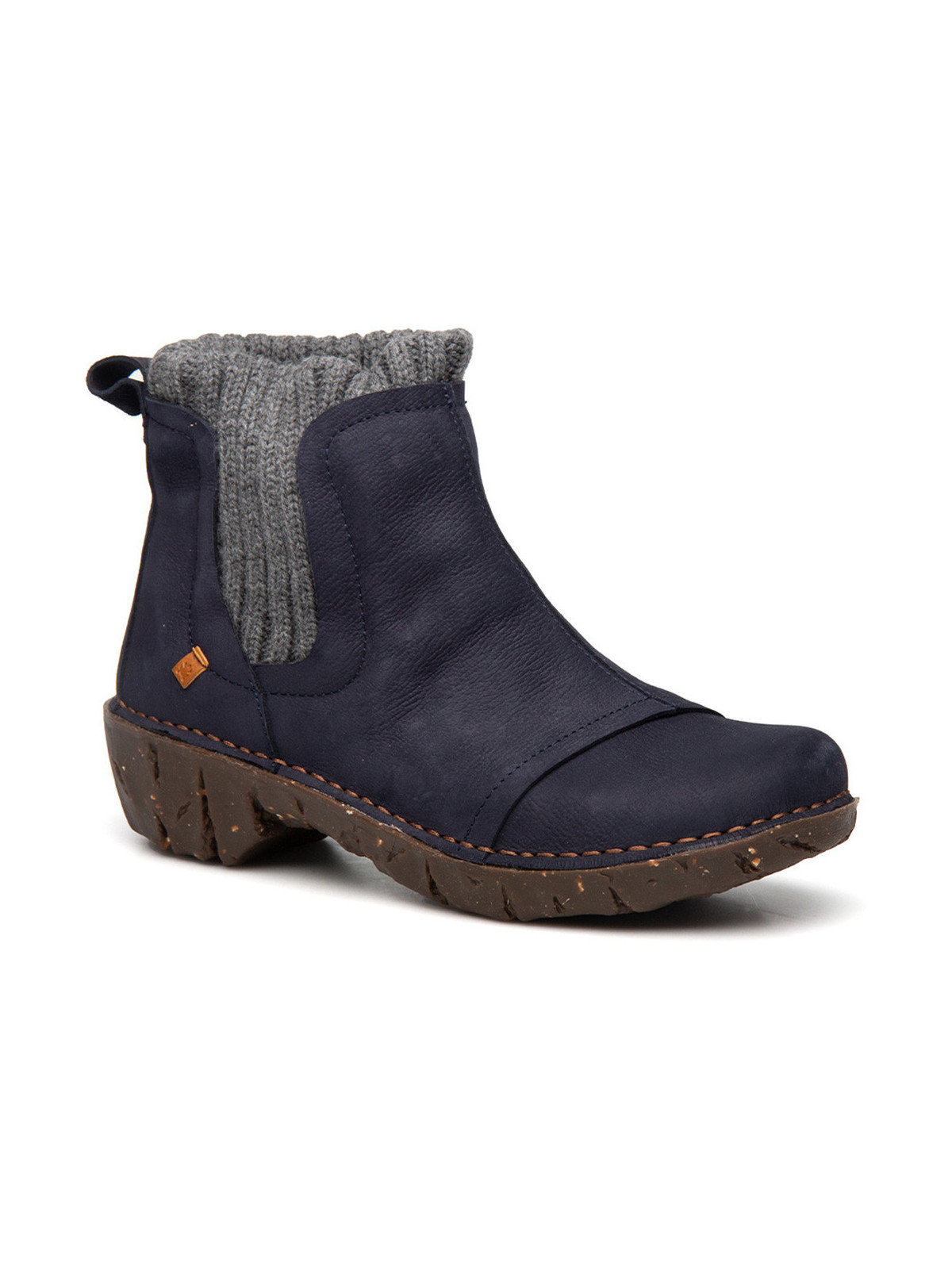 Chaussures Type Sabots pour Femme en Cuir Couleur Ocre - El Naturalista