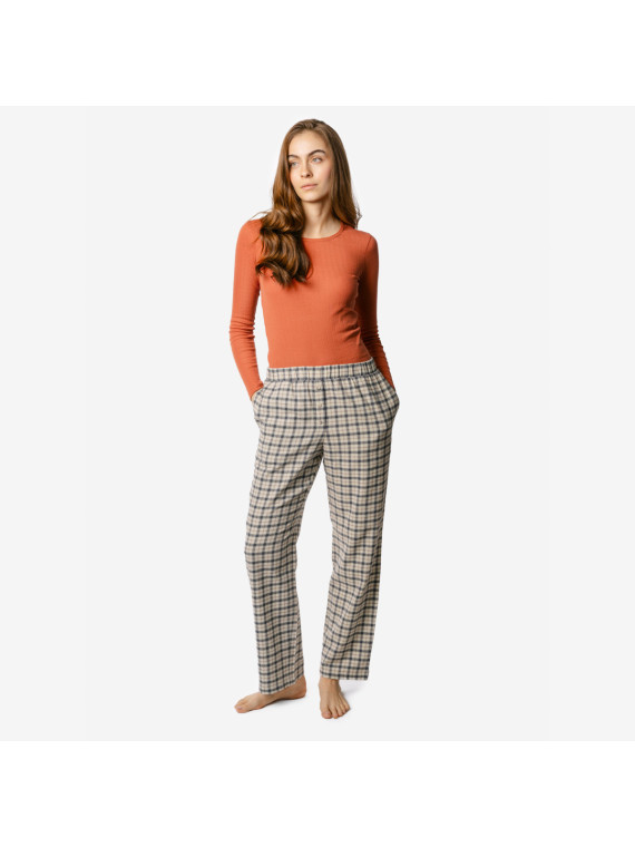 Pantalon de Pyjama pour Femme en 100% Coton BIO - LIvingcrafts