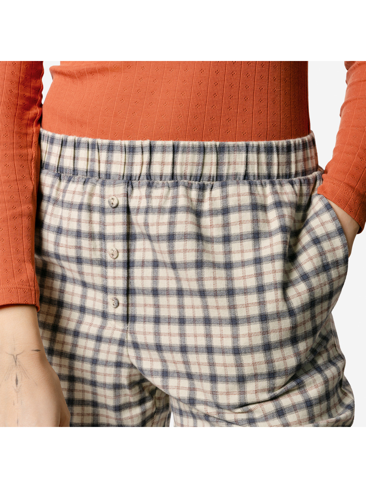 Pantalon de Pyjama pour Femme en 100% Coton BIO - LIvingcrafts