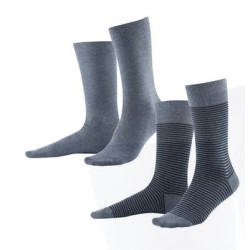 Lot 2 paires de chaussettes coton bio 