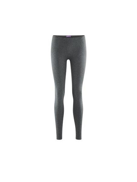 Leggings femme en coton bio gris