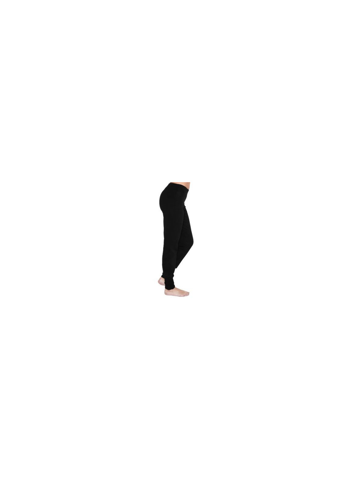 Pantalon de yoga coton bio noir