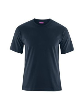 Tee-shirt homme 100% Coton bio bleu marine