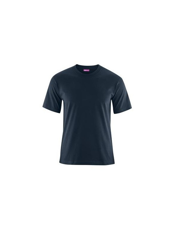 Tee-shirt homme 100% Coton bio bleu marine