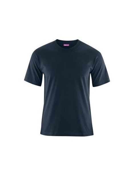 Tee-shirt homme 100% Coton bio bleu marine