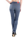 Jeans 1083 coton bio fuselé taille haute femme