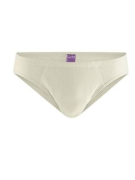 Slip homme en 100% coton bio écru