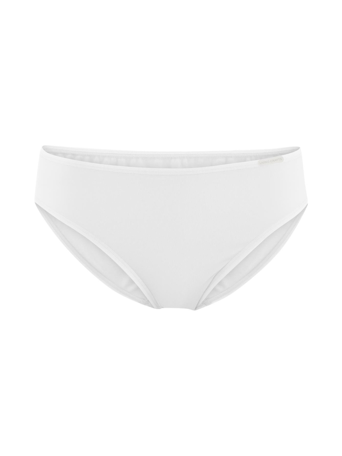 slip femme en coton bio Livingcrafts blanc