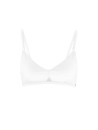 Soutien-gorge triangle coton bio Livingcrafts blanc