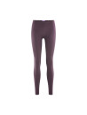 Leggings femme en coton bio prune