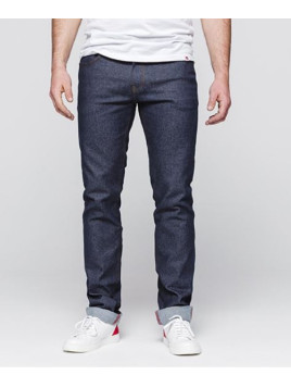 Jeans homme ajusté super denim flex indigo