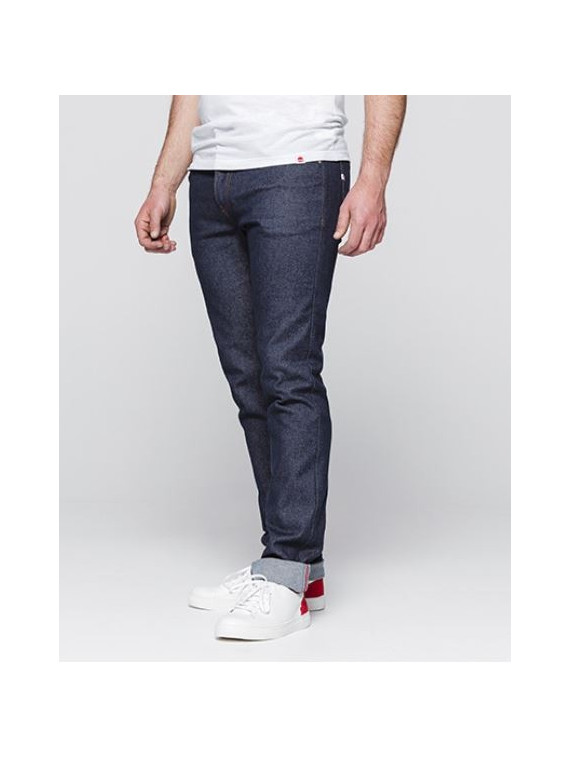 Jeans homme ajusté super denim flex indigo