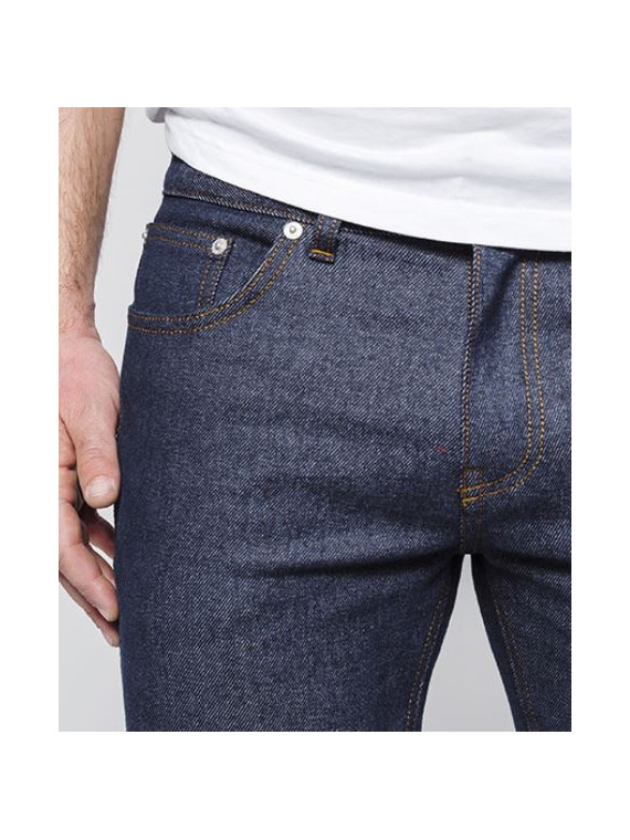 Jeans homme ajusté super denim flex indigo