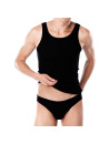 Slip homme en 100% coton bio noir