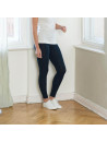 Leggings femme en coton bio bleu marine