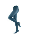 Collants fins opaques couleur bleu petrole
