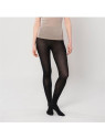 Collants fins opaques couleur noir
