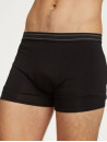 Boxer bambou et coton bio noir
