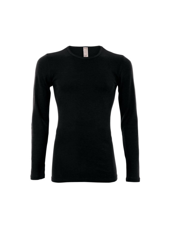 chemise manches longues laine et soie