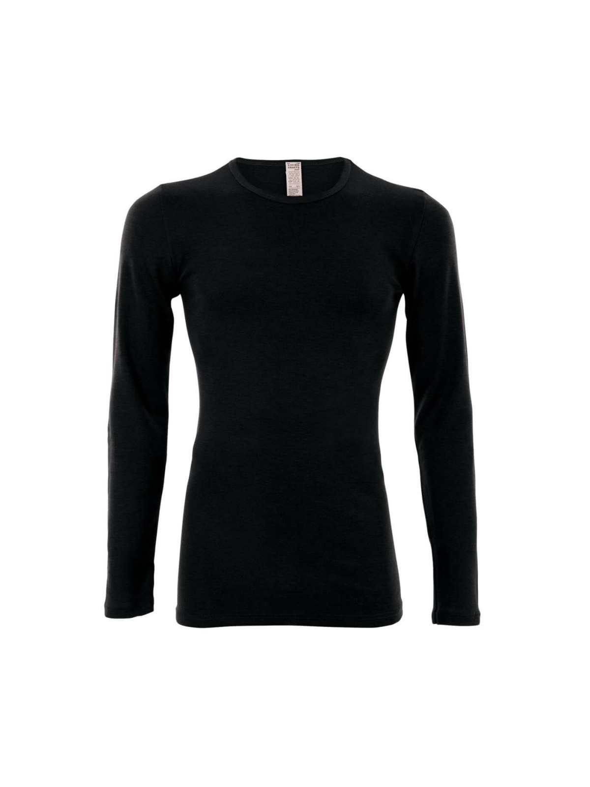 chemise manches longues laine et soie