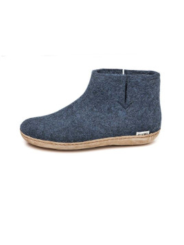 Chaussons adultes laine fushia