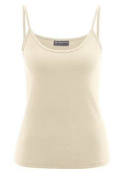 débardeur fines bretelles beige