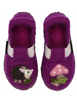 Chaussons laine "Hérisson" Nanga